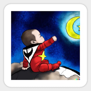 Baby superhero Sticker